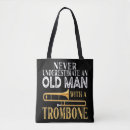 Pesquisar por do trombone bolsas tote Engraçado