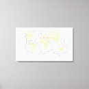 Pesquisar por margens impressão de canvas Mapa