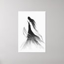 Pesquisar por desenho preto e branco impressão de canvas Mulher