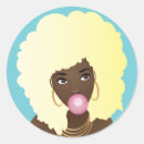 Pesquisar por mulher negra com afro adesivos Americano africano
