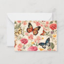 Pesquisar por da borboleta cartões de notas Floral