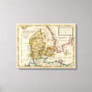 Pesquisar por dinamarca impressão de canvas Mapa
