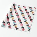 Pesquisar por boneca japonesa papel de presente Kawaii