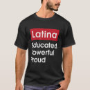 Pesquisar por orgulho latina camisetas Educado