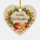 Pesquisar por a melhor filha do mundo ornamentos Natal