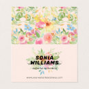 Pesquisar por flor delicada cartao de visita Rosa