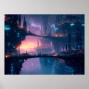 Pesquisar por poster futurista pôsteres pósteres Paisagem urbana