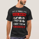 Pesquisar por fósseis camisetas Geologia