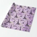 Pesquisar por tema da paris papel de presente Roxo