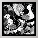 Pesquisar por geométrica abstrata artes pósteres Branco