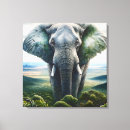 Pesquisar por tronco impressão de canvas Elefante