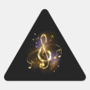 Pesquisar por símbolos para a música adesivos Clave de sol