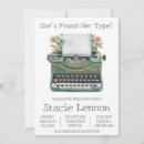 Pesquisar por máquina de escrever convites Clássico