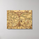 Pesquisar por mapa antigo impressão de canvas Geografia