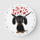 Pesquisar por cão salsicha relogios de parede Dachshund