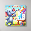 Pesquisar por elefante colorido impressão de canvas Pintura