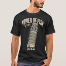 Pesquisar por torre inclinada camisetas Pisa