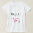 Pesquisar por aniversário de 30 anos elegante camisetas 30 e fabuloso