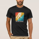 Pesquisar por consciência do câncer pulmonar camisetas Cura