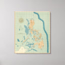 Pesquisar por mapas impressão impressão de canvas Inclui