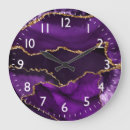 Pesquisar por mármore roxo relogios de parede Gemstone
