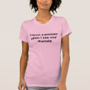 Pesquisar por predadores camisetas Para ela