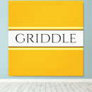 Pesquisar por amarelo e branco impressão de canvas Preto