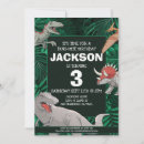 Pesquisar por dinossauro trex convites Menino