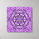 Pesquisar por círculos impressão de canvas Roxo