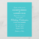 Pesquisar por azul turquesa casamento convites Minimalista