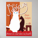 Pesquisar por gato francês pósteres Retro