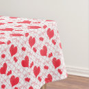 Pesquisar por amor dia namorados de toalhas de mesa Vermelho e branco