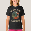 Pesquisar por aliens engraçados camisetas Para crianças