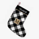 Pesquisar por xadrez do búfalo meias de natal Preto e branco