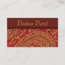 Pesquisar por paisley vermelho cartao de visita Moderno