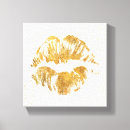 Pesquisar por lábios impressão de canvas Elegante