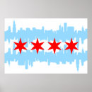 Pesquisar por bandeira de chicago pôsteres pósteres Skyline