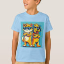 Pesquisar por gato desenhos animados camisetas Para crianças