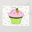 Pesquisar por cupcakes cartoes postais Cupcake rosa