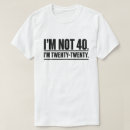 Pesquisar por aniversário de 40 anos camisetas Tipografia moderna