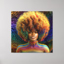 Pesquisar por afro impressão de canvas Cabelo