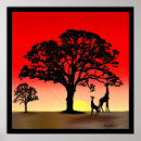 Pesquisar por silhueta do girafa pôsteres pósteres Girafas