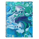 Pesquisar por arte verde azul cadernos de notas Abstrato