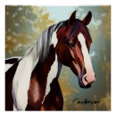 Pesquisar por cavalo marrom branco artes pósteres Pintura