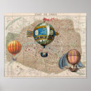 Pesquisar por mapa paris vintage pôsteres pósteres France