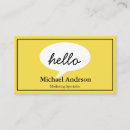 Pesquisar por cumprimento cartao de visita Moderno