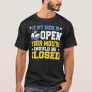 Pesquisar por livro aberto camisetas Engraçado