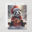 Pesquisar por panda do natal cartoes Para todos