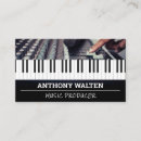 Pesquisar por chaves do piano cartao de visita Músico