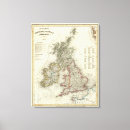 Pesquisar por mapa do país impressão de canvas Alivio